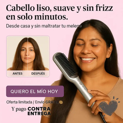 Cepillo Alisador 2 en 1🌸